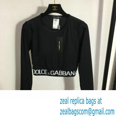 D & G logo printed sports suit black 2022